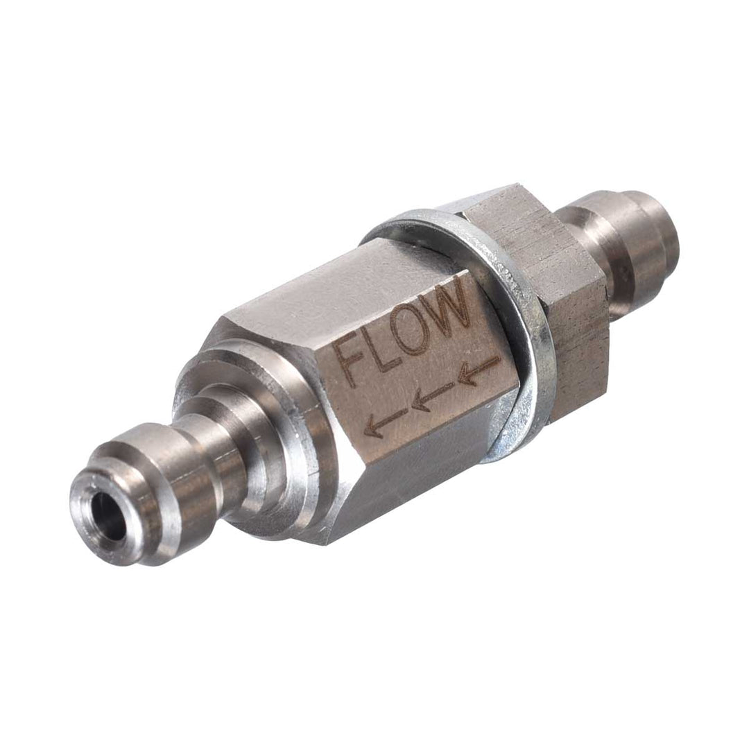 Best Fittings 1-way Valve for PCP Air Systems - Male-QD to Male-QD