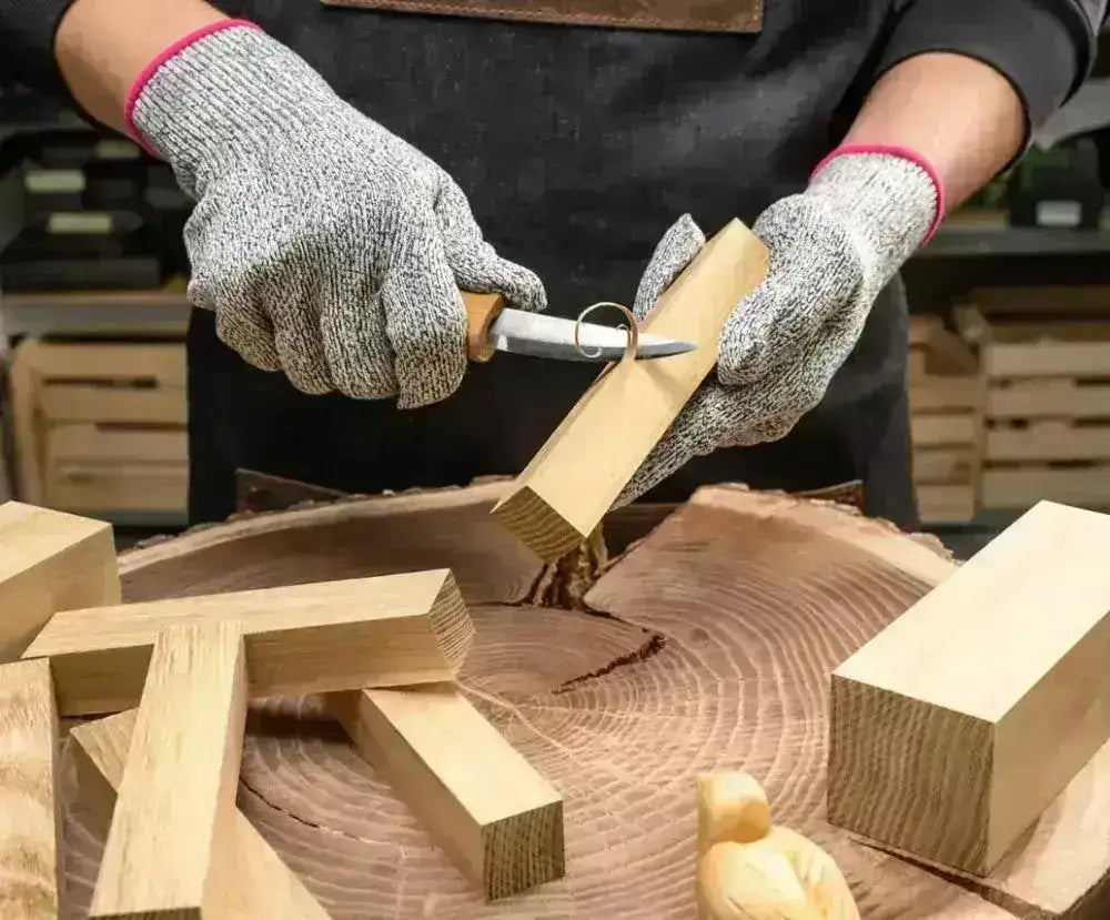 10stk Emne- Treklosser til Treskjæring Akasie - Game-On.no