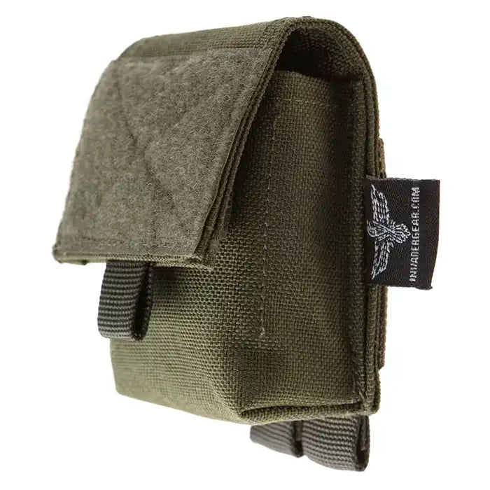 Tactical Snuff Pouch - Molle Pouch for Snuff Box - Olive Green