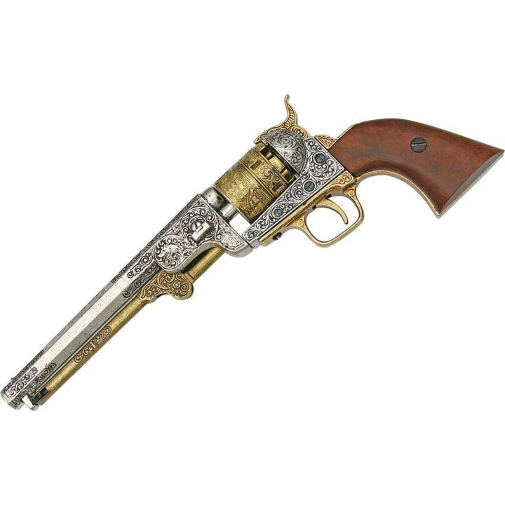 Navy Revolver 1851 Replika - USA Civil War Modell i Tre og Metall
