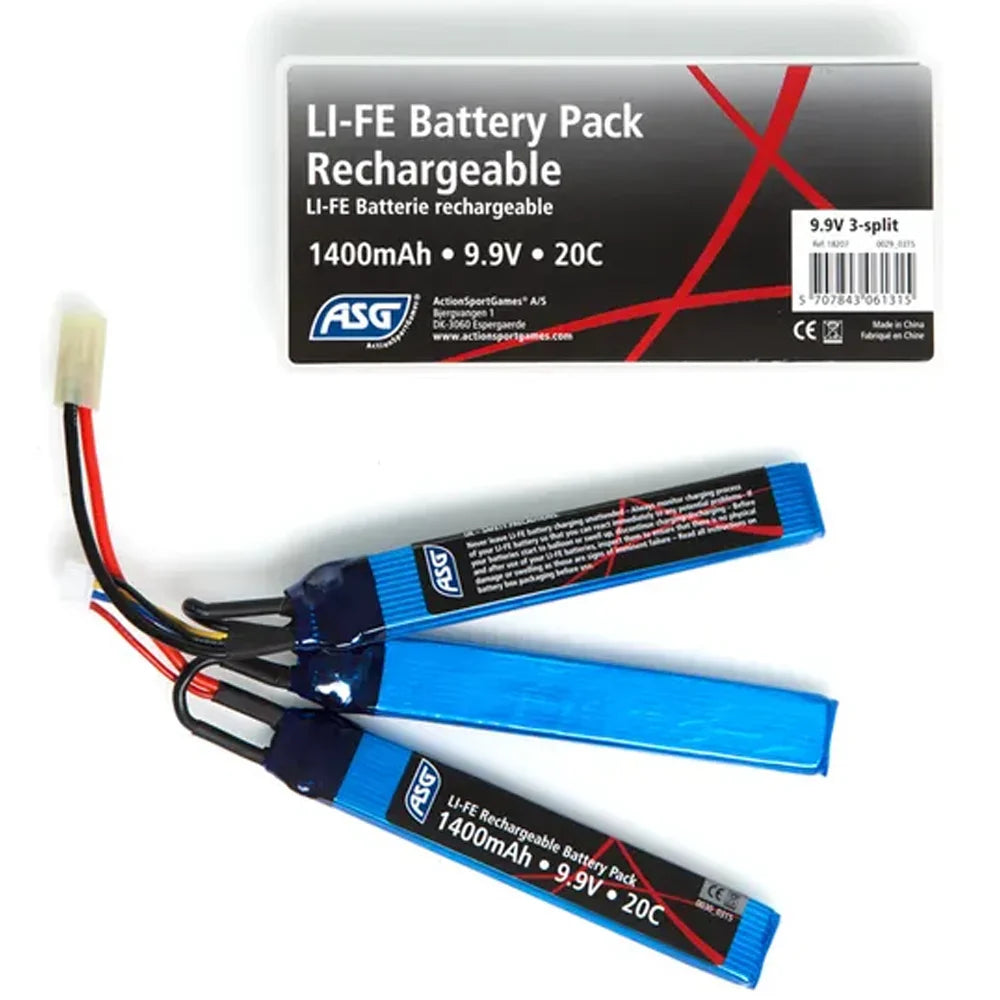Batteri - Li-Fe 9,9V 1400 - Sticks