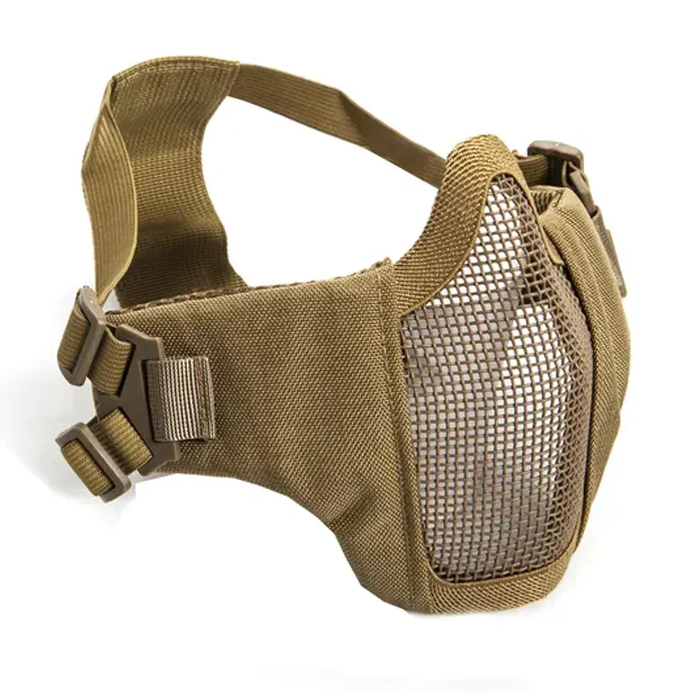 Mesh maske med kindpude - Tan
