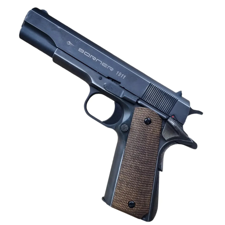 1911 - Full Metall CO2 Drevet Luftpistol med Blowback - 4.5mm BB - Game-On.no