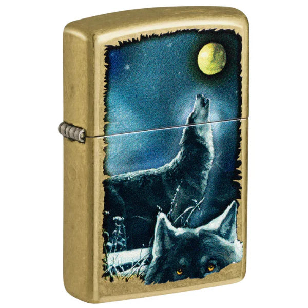 Zippo Wolf Song Design Lighter