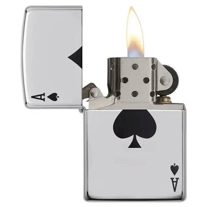 Zippo Lighter - Es of Spades Design