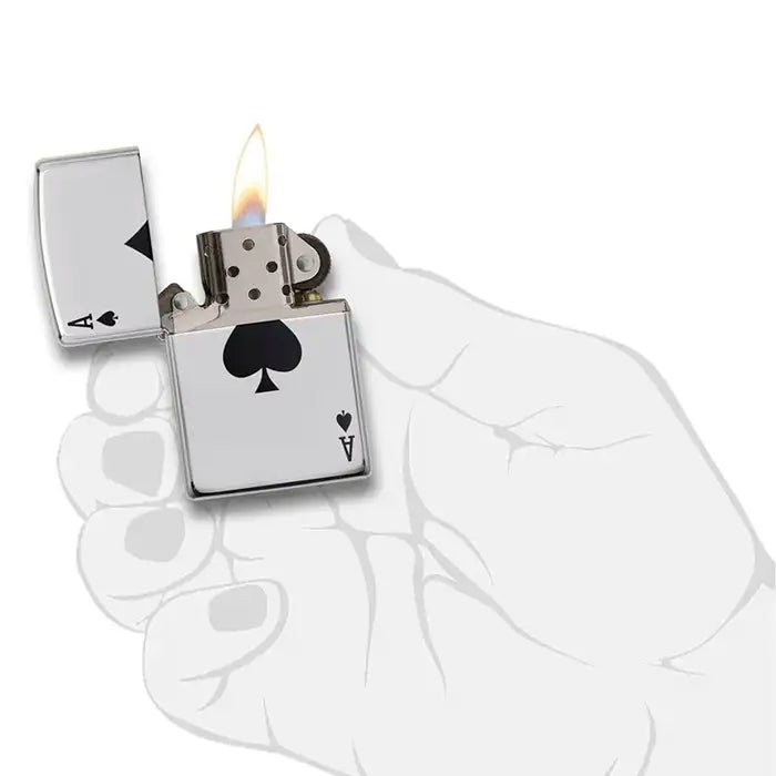 Zippo Lighter - Es of Spades Design