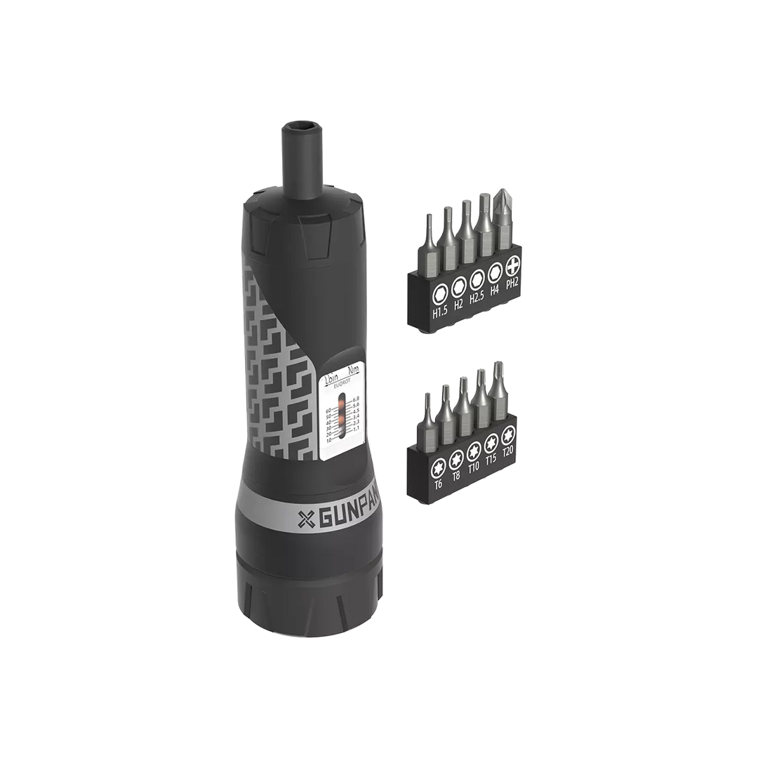 Momentskruetrækker med udskiftelige bits - 1,1 - 6,8 Nm