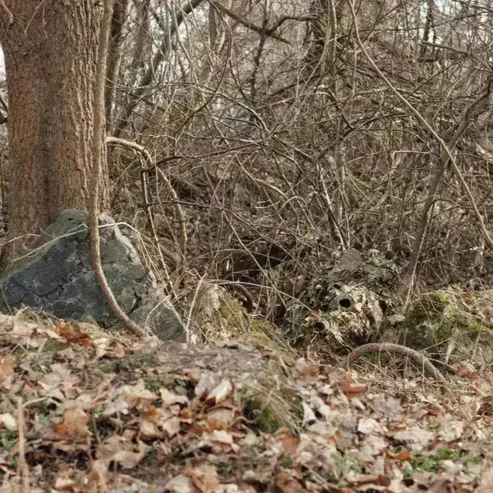 3D Ghillie / Kamuflasjedrakt 2.0 med Skulderfeste - Amber og Everglade - Game-On.no