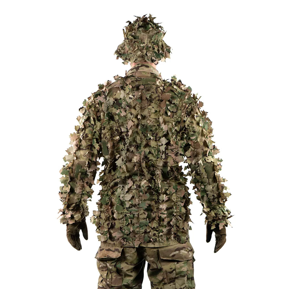 3D Ghillie / Kamuflasjedrakt med Skulderfeste - Multicam - Game-On.no