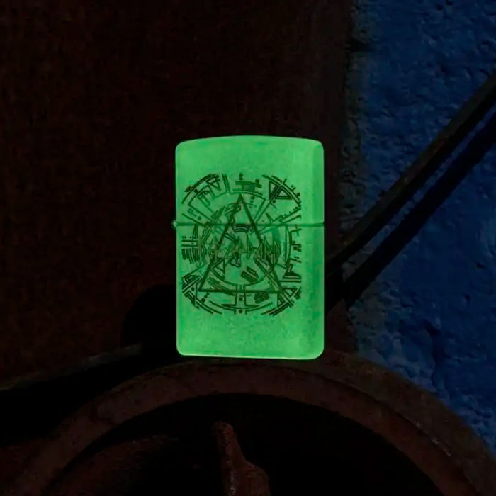 Zippo - Def Leppard "Hysteria" Motif - Glow in the Dark Lighter