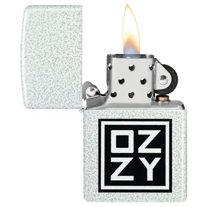 Zippo - Ozzy Osbourne "Ozzy Logo" - Glacier Finish Lighter