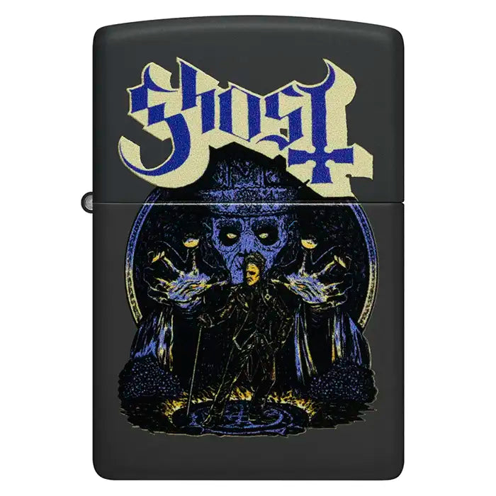 Zippo - Ghost "Papa Emeritus and Nameless Ghouls" - Black Matte Lighter