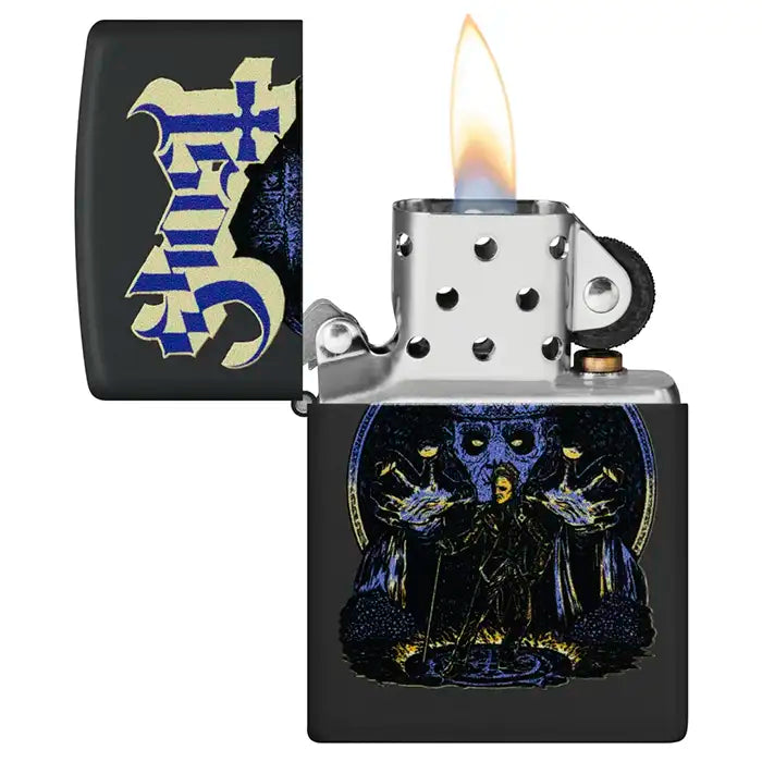 Zippo - Ghost "Papa Emeritus and Nameless Ghouls" - Black Matte Lighter