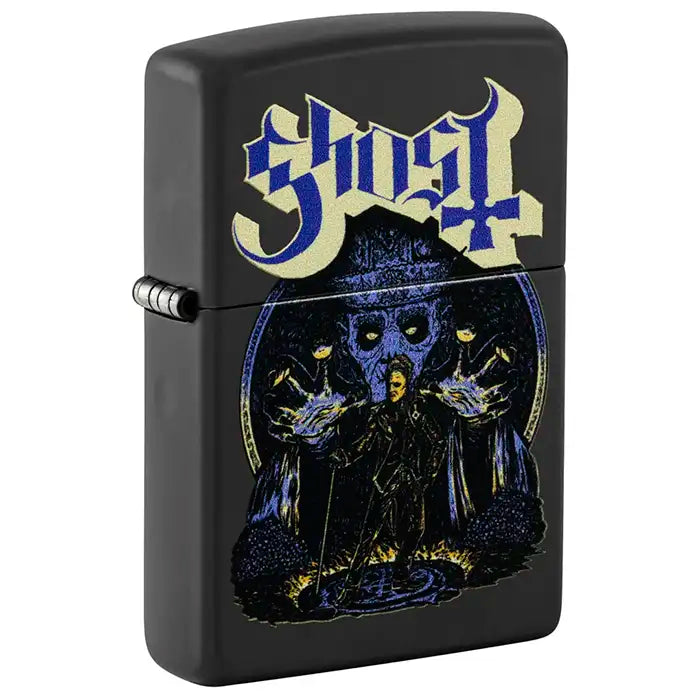 Zippo - Ghost "Papa Emeritus and Nameless Ghouls" - Black Matte Lighter