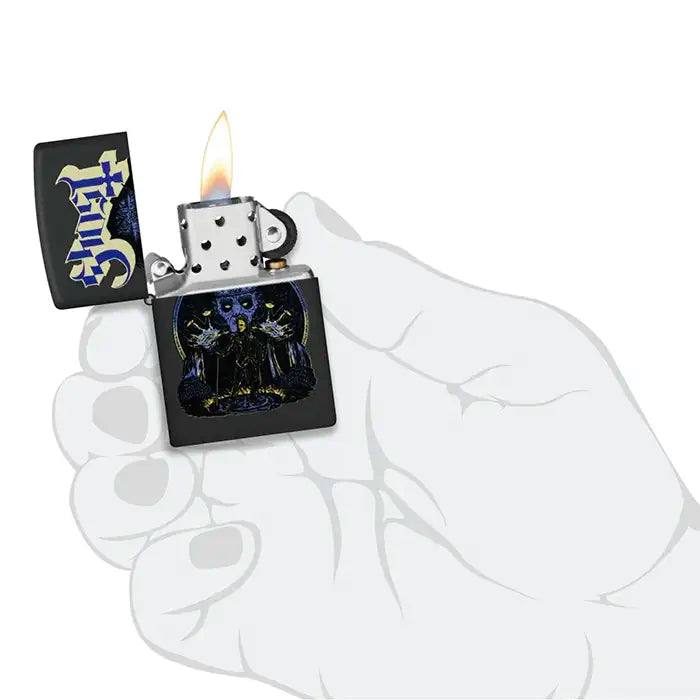 Zippo - Ghost "Papa Emeritus and Nameless Ghouls" - Black Matte Lighter