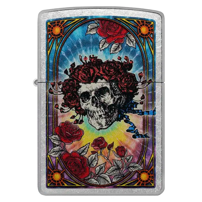 Zippo - Grateful Dead "Skull & Roses" - Street Chrome Lighter