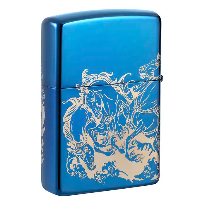 Zippo Lighter - Poseidon Atlantis Design