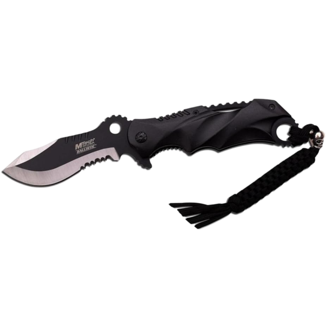 Ballistic Folding Knife with Lanyard