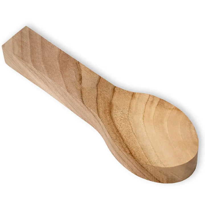 B7 - ske emne i valnød til træskæring