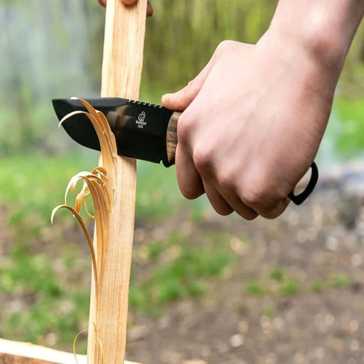 BeaverCraft Dusk Bushcraftkniv m/Tennstål - spikking