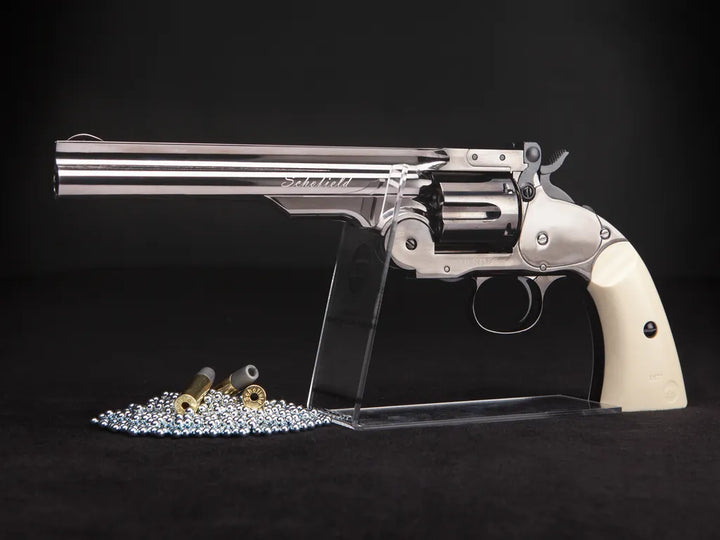 Schofield No. 3 <tc>Revolver</tc> - Full Metal - 4.5mm BB - Ivory Nickel
