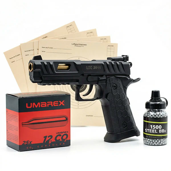 UX - 2011 Viper CO2 luftpistol – Komplett pakkesett 4.5mm BB