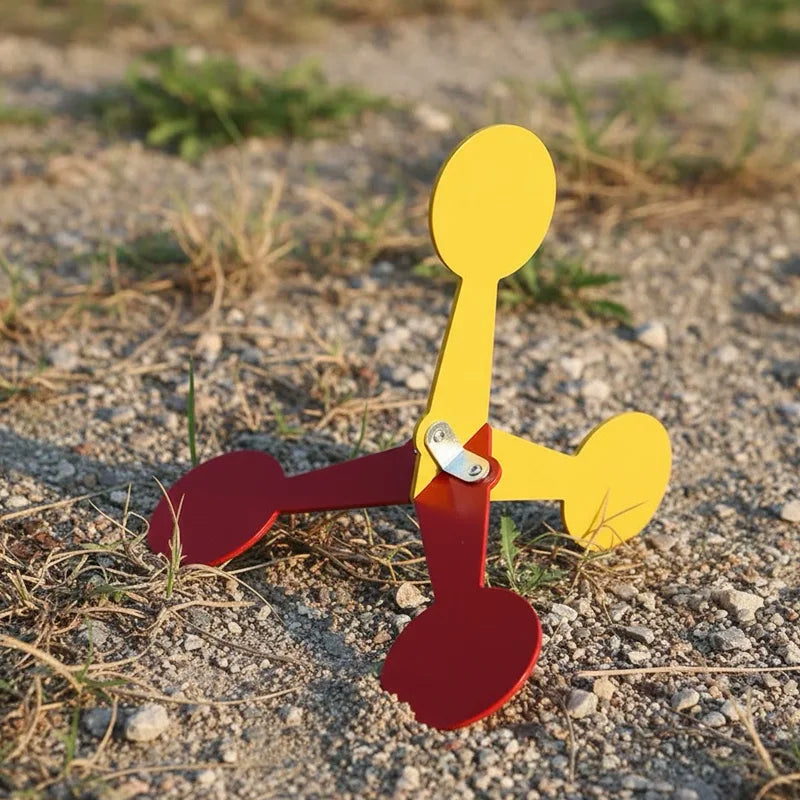 Walking Target in Steel for Air Pistol/Air Rifle