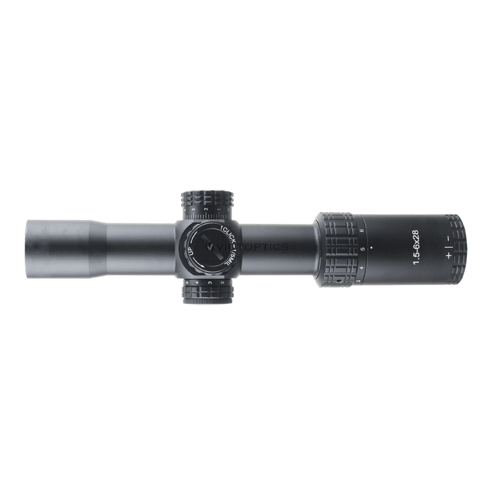 VictOptics S4 1,5-6x28 Kikkertsikte - Sort - ovenfra