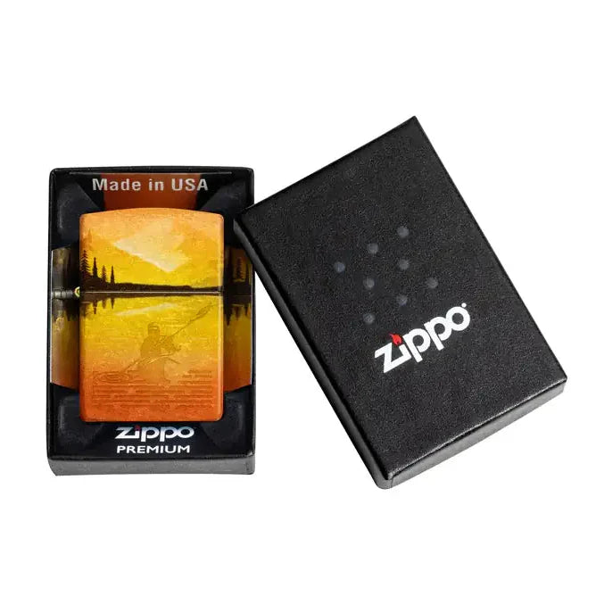 Zippo Tumbled Brass 540 Fusion kayak lighter