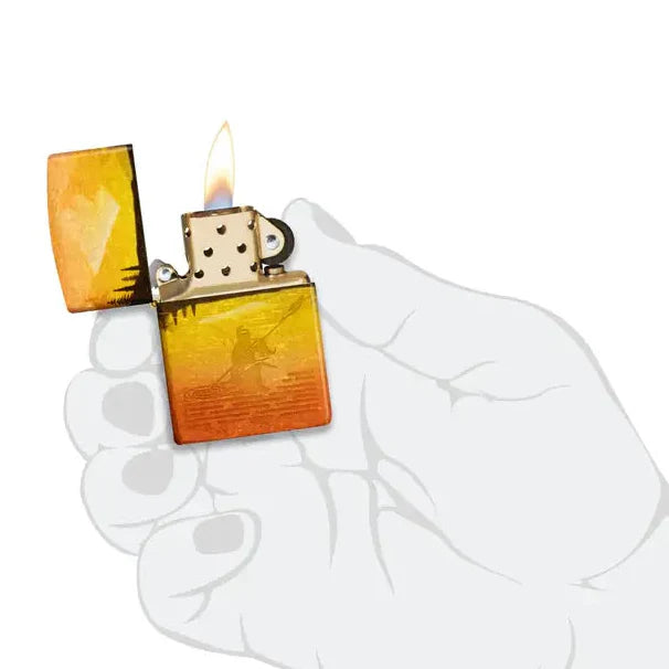 Zippo Tumbled Brass 540 Fusion kayak lighter