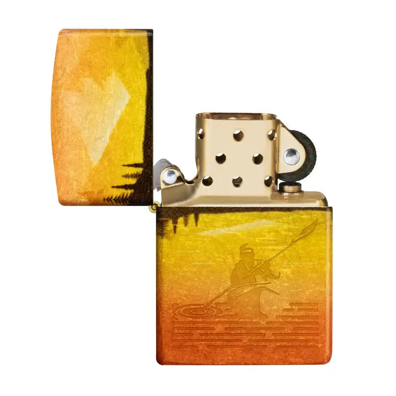 Zippo Tumbled Brass 540 Fusion kayak lighter