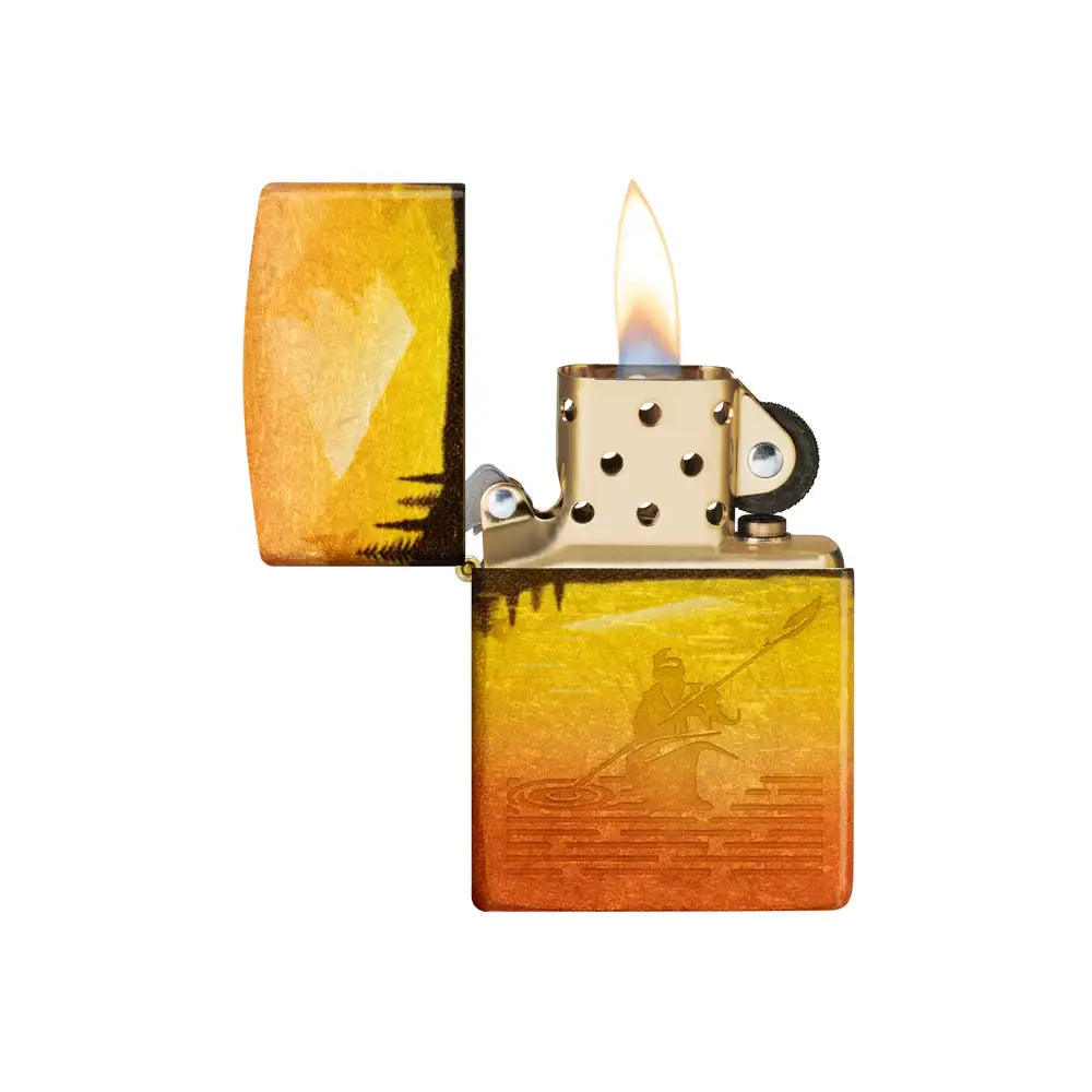 Zippo Tumbled Brass 540 Fusion kayak lighter