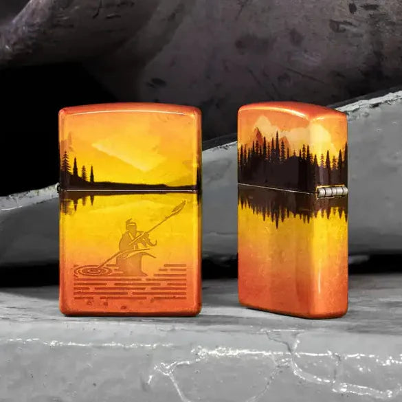 Zippo Tumbled Brass 540 Fusion kayak lighter