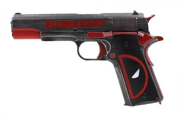 AW 1911 - Gasdrevet Softgun Full Metal - Deadpool Edition