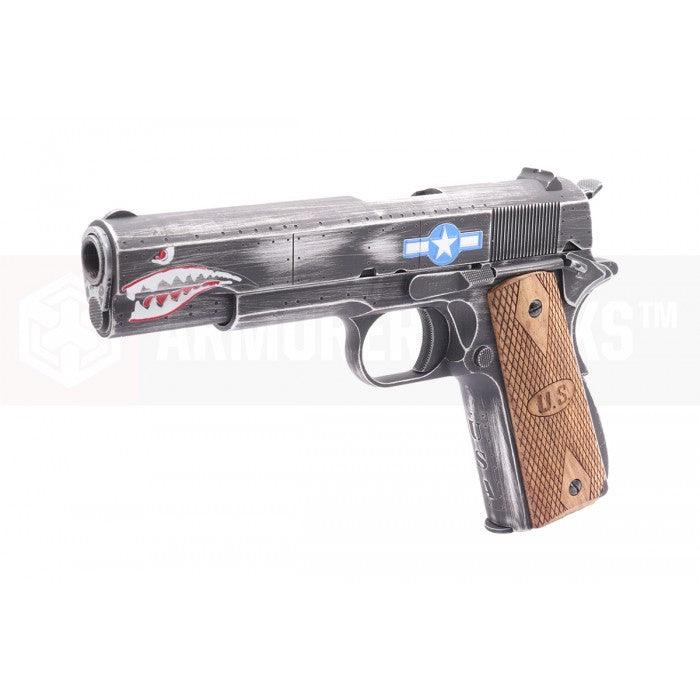 AW Custom - 1911 Squadron Softgun Pistol med Blowback - gameon.eu