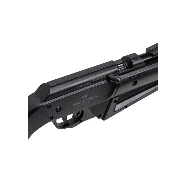 Borner FlexShot Black, avtrekk og sikring