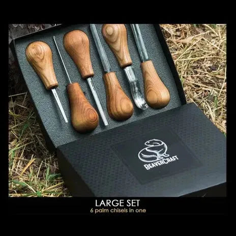 SC05 - Chisel Set for Wood Carving - Set of 6 Knives