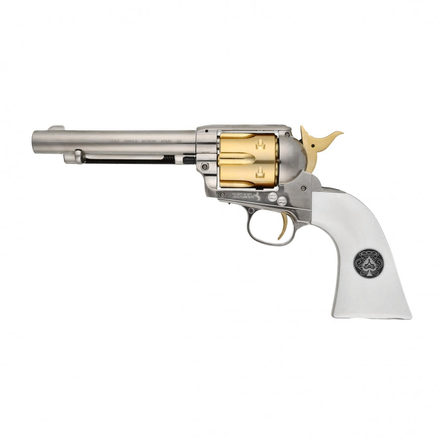 Peacemaker SAA .45 Smoke Wagon - CO2 drevet revolver - 4,5 mm pellets