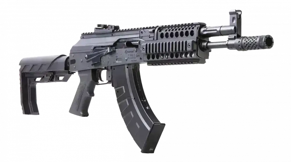 Crosman AK1 Full Auto - 4.5mm Luftgevær CO2 - Svart - Game-On.no