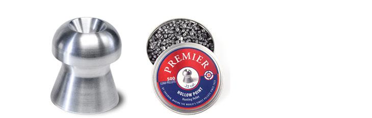 Crosman Premier 5.5mm Luftgeværkuler Hollow Point 14.3gr - 500st - gameon.eu