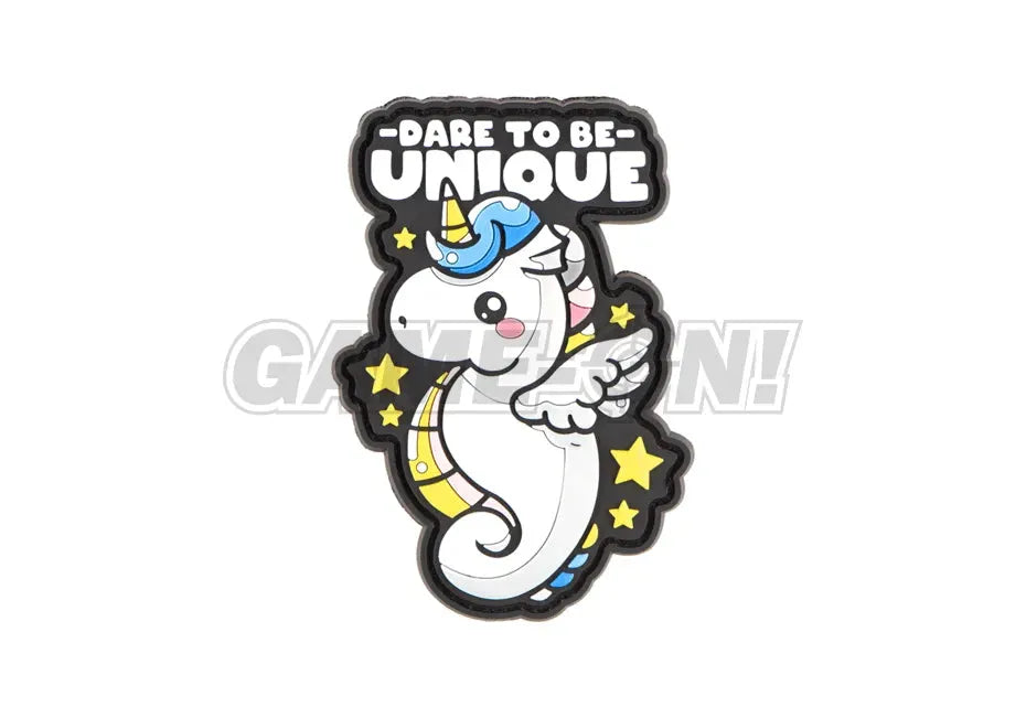 Dare to be Unique Unicorn Patch - Farget - Game-On.no