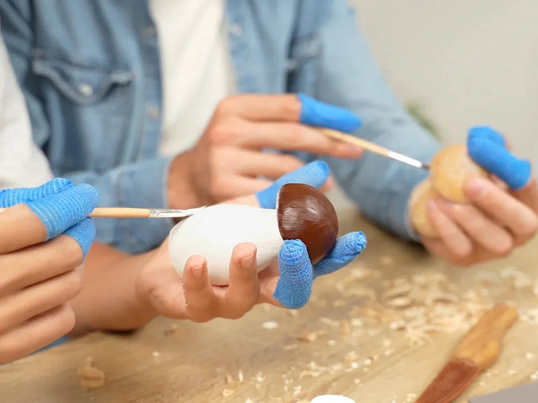 DIY09 Familie Treskjæresett - 2stk Kniver - Alt du trenger inkludert! - Game-On.no