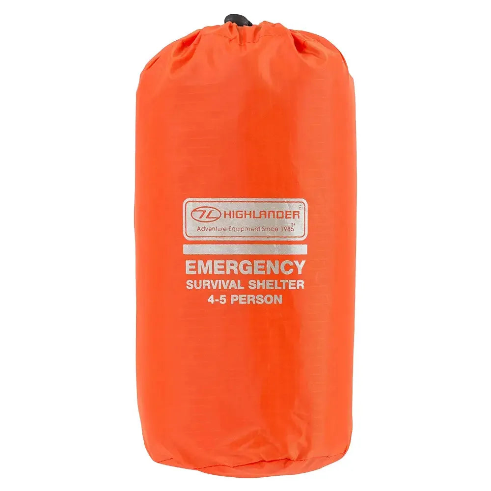 Emergency Survival Shelter / Windbag til 4-5 personer