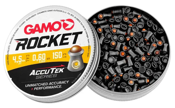 Gamo - AccuTek Rocket 4.5mm Pellets - 9.26gr / 0.60g - 150stk - Game-On.no