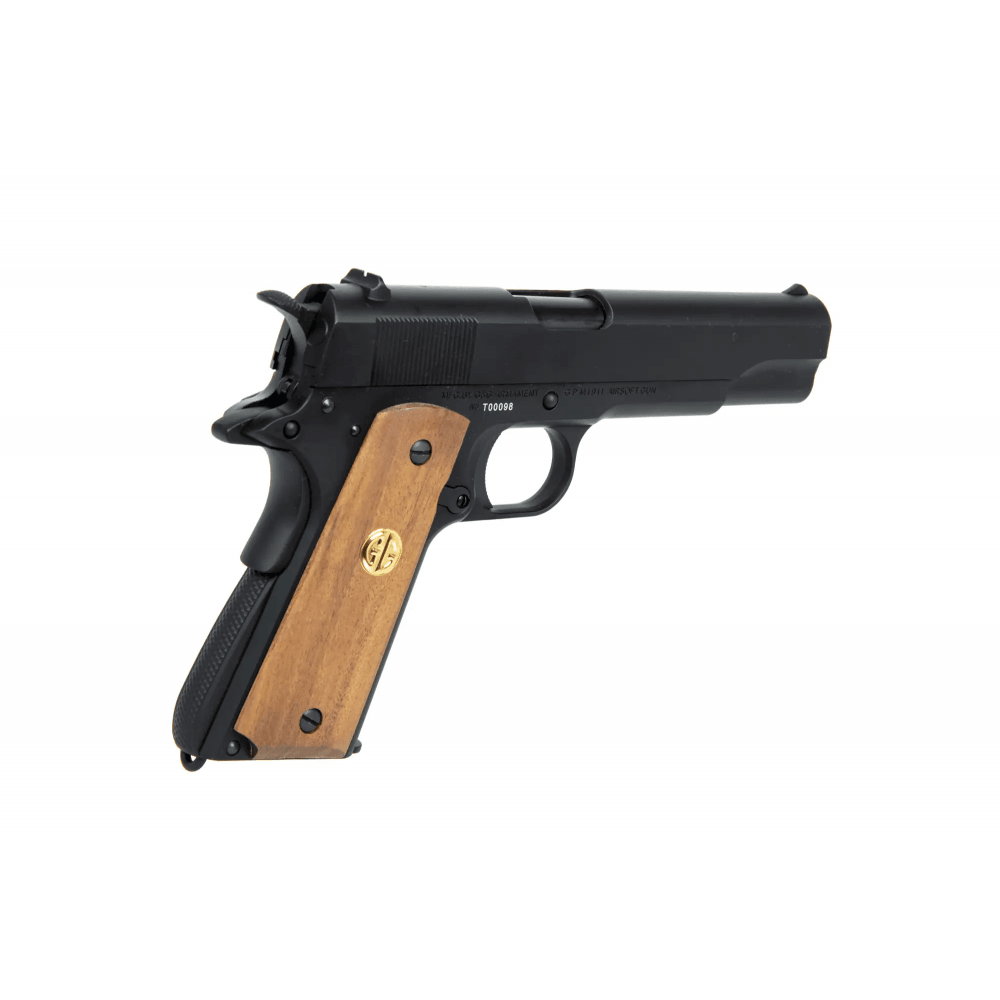 G&G GPM1911 GP2 Airsoftpistol med Blowback - Metall & Tre - gameon.eu