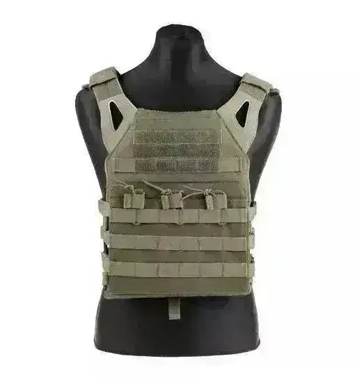 GFC Taktisk Vest - Jump-type Plate Carrier - Oliven - Game-On.no