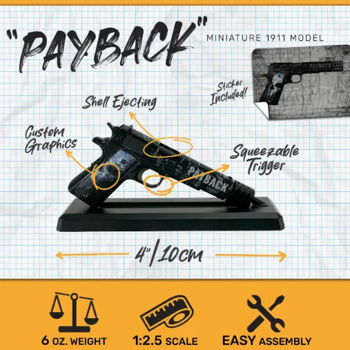 Goatguns - Mini "Payback" 1911 - Replika Modell - Game-On.no