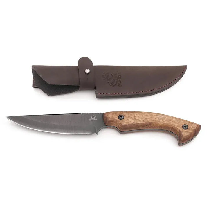 HGK6 Turkniv - Jaktkniv laget av Karbonstål og Valnøtt - Game-On.no