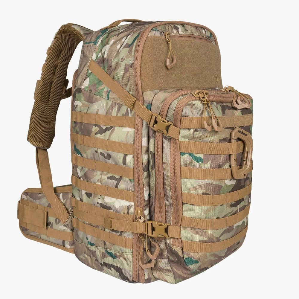 Highlander - Harrier 45L Taktisk Ryggsekk – Clamshell og MOLLE-system - Game-On.no