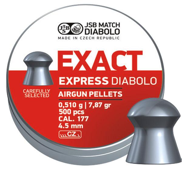 JSB Exact Express - 4.52mm - 500stk - gameon.eu